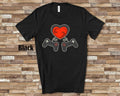 Heart Gamer Video Game Controller Tshirt Long Sleeve Sweatshirt or Tank Top Adult Boys or Girls Valentines Day Gift for Video Game Lover Sweatshirt – Fan Favorite · Perfect For Daily Wear