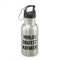 Funny Kayak Water Bottle Kayaker Gift Kayaking Present Idea World39s Okayest Kayaker Graphic Tee – Easygoing Wear · Perfect For Daily Wear
