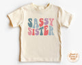 Sassy Sister Toddler Shirt Sassy Shirt Sassy Sister Retro Kids Shirt Toddler Girl Shirt Baby Girl Shirt Baby Announcement Sibling Tee Graphic Tee – Warm & Stylish · Perfect For Daily Wear