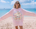 Funny and Whimsical Unicorn Sweatshirt Inspired by 90s Animal Tees Ridiculous and Cozy Cute Floral Gift Unicorn Lover or Fantasy Reader Sweatshirt – Bold Style · Trending Graphic Apparel