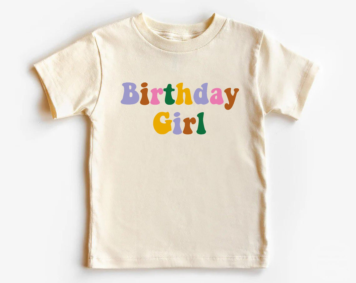 Birthday Girl Shirt Birthday Party Girl Shirt Kids Birthday Shirt Birthday Shirt for Kids Groovy Retro Toddler Shirt Toddler Birthday Graphic Tee – Warm & Stylish · Trending Graphic Apparel