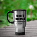 Retired Mailman Gift Mailman Retirement Gift Mailman Travel Mug Postman Present Graphic Tee – Aesthetic Look · High-Quality Print