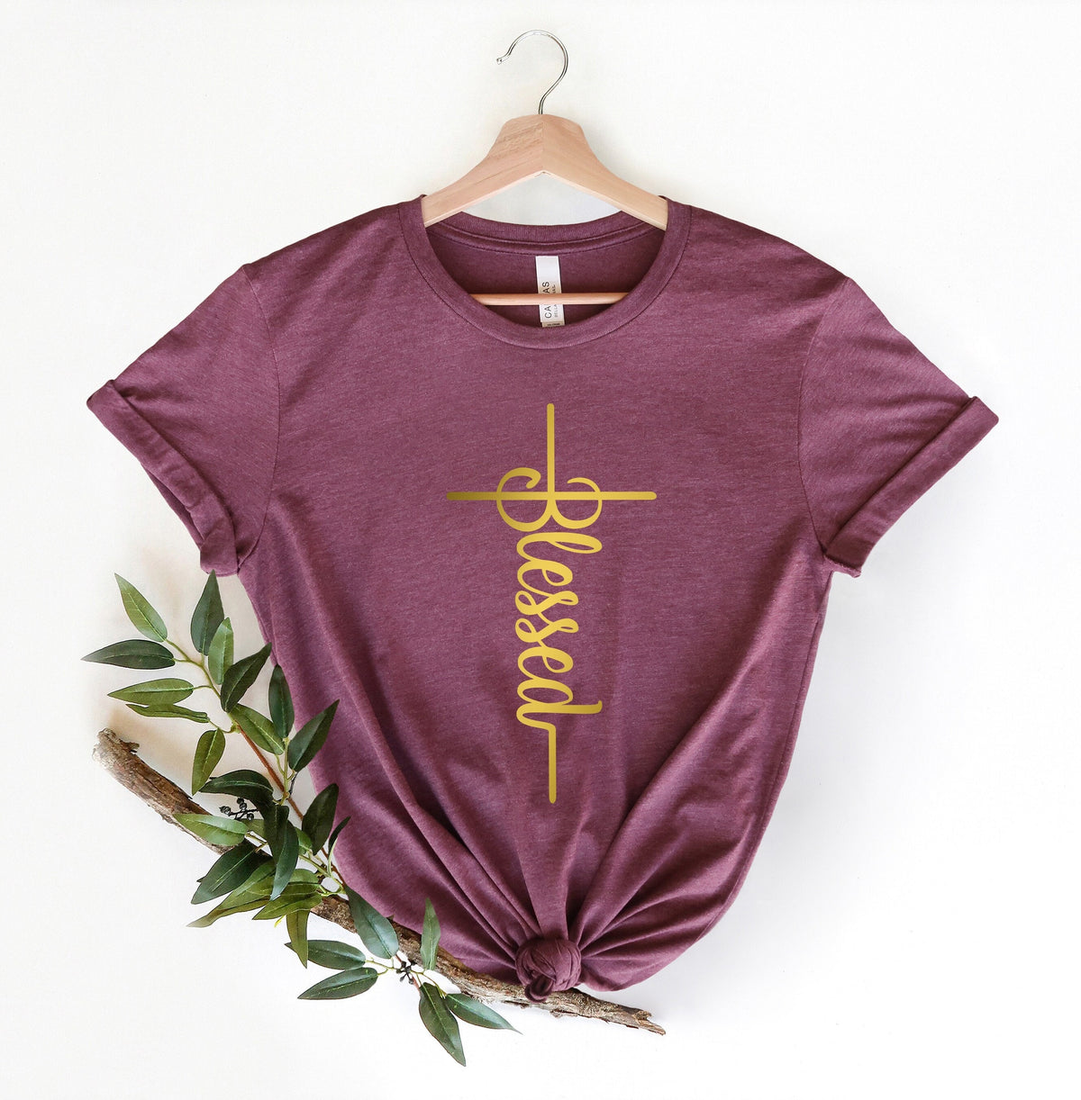 Blessed ShirtFaith Shirt Faith Cross Shirt Christian Gift Faith Gift Christian Shirts Love and Grace ShirtFaith CrossVertical Cross Graphic Tee – Soft Feel · Perfect For Daily Wear