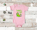 Lulu39s Girl Cute Grandma Name Dinosaur Baby Bodysuit Tshirt or Toddler Shirt for a Special Grandmother Gift or Pregnancy Announcement Graphic Tee – Easygoing Wear · High-Quality Print