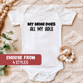My Mom Does All My ADLS Baby Bodysuit Occupational Therapist Gift OT Gift Baby Shower Gift For OT Occupational Therapy Bodysuit Graphic Tee – Feel-Good Design · Top Pick For Any Outfit