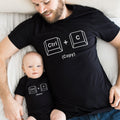 Copy Paste Shirt Set Father and Baby Matching Shirts Copy And Paste Daddy And Daughter Shirts New Baby Gift Graphic Tee – Warm & Stylish · Top Pick For Any Outfit