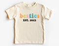 Personalized Besties Baby Body Retro Best Friends Bodysuit Best Friends Shirts Cute Natural Baby Bodysuit Besties Like Our Moms BFF Tee Graphic Tee – Warm & Stylish · Must-Have Style