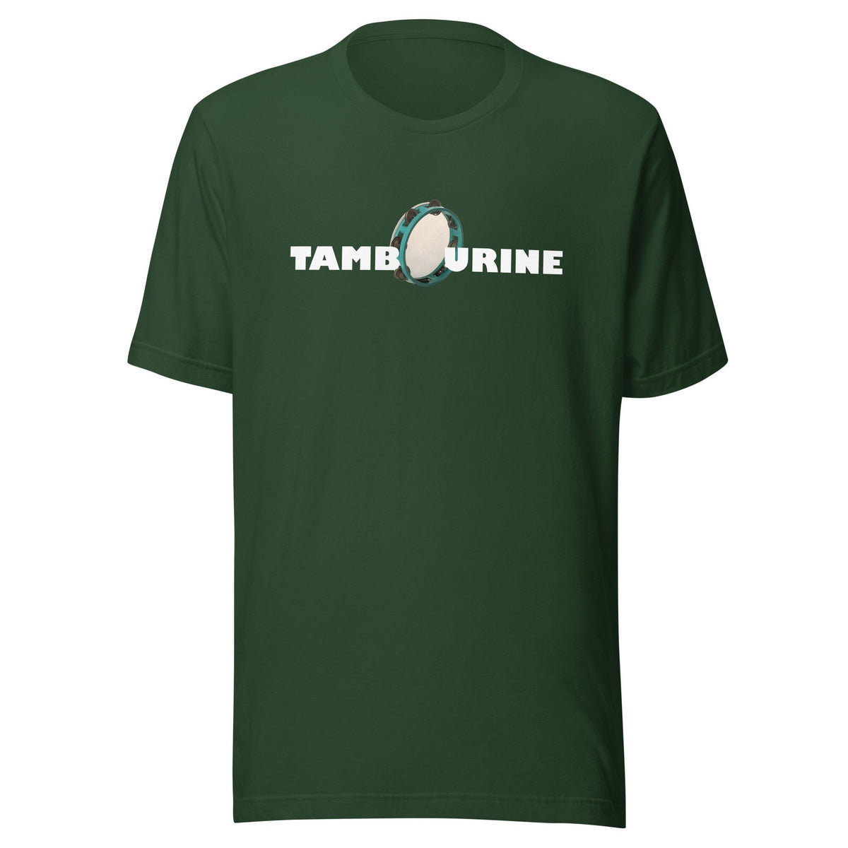 Tambourine t shirt Musical T Shirt Gift for music teacher Gift of Green Tambourine Gift for musician Graphic Tee – Easygoing Wear · High-Quality Print