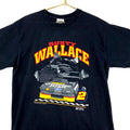 Vintage Rusty Wallace Miller Beer Nascar 1994 Tshirt Size XL Black 90s Graphic Tee – Soft Feel · High-Quality Print