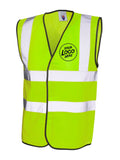 Personalised Hi Vis Vest Custom Work Shirts For Men Printed Front Back Vest Workwear Text Or Logo Hospitality Working Graphic Tee – Premium Graphic · High-Quality Print