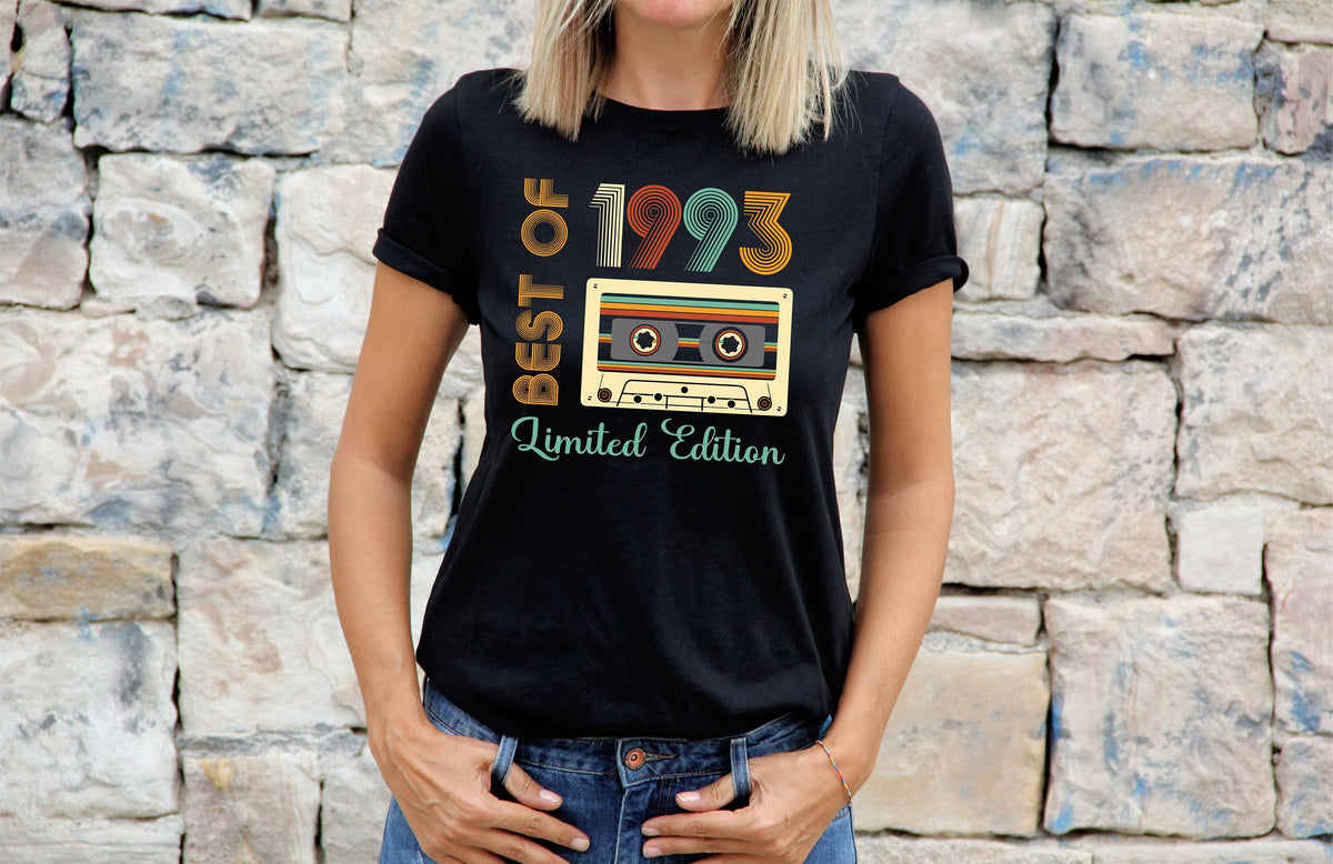 Womens 31st Birthday Gifts For Mam T Shirt Gift Present Limited Edition Best Of 1993 31th Birthday Gift For Her Graphic Tee – Feel-Good Design · Must-Have Style