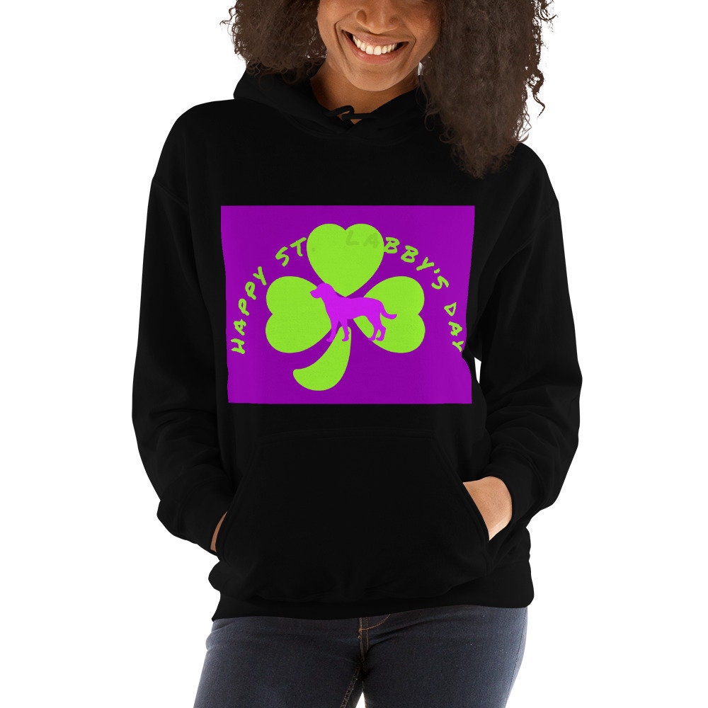 St Patricks Day Hoodie Purple Labby Hoodie – Aesthetic Look · Must-Have Style