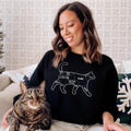Cat Sweatshirt Cat Petting Chart Sweatshirt Petting Your Cat Diagram Sweatshirt Cat Owner Sweater Sweatshirt – Premium Graphic · Great Gift For Fans