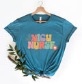NICU Nurse retro Shirt Groovy Nicu Nurse Tee Shirts Neonatal Icu Shirts Neonatal Intensive Care Unit Nurse Appreciation Grad Gifts Retro Graphic Tee – Premium Graphic · Must-Have Style