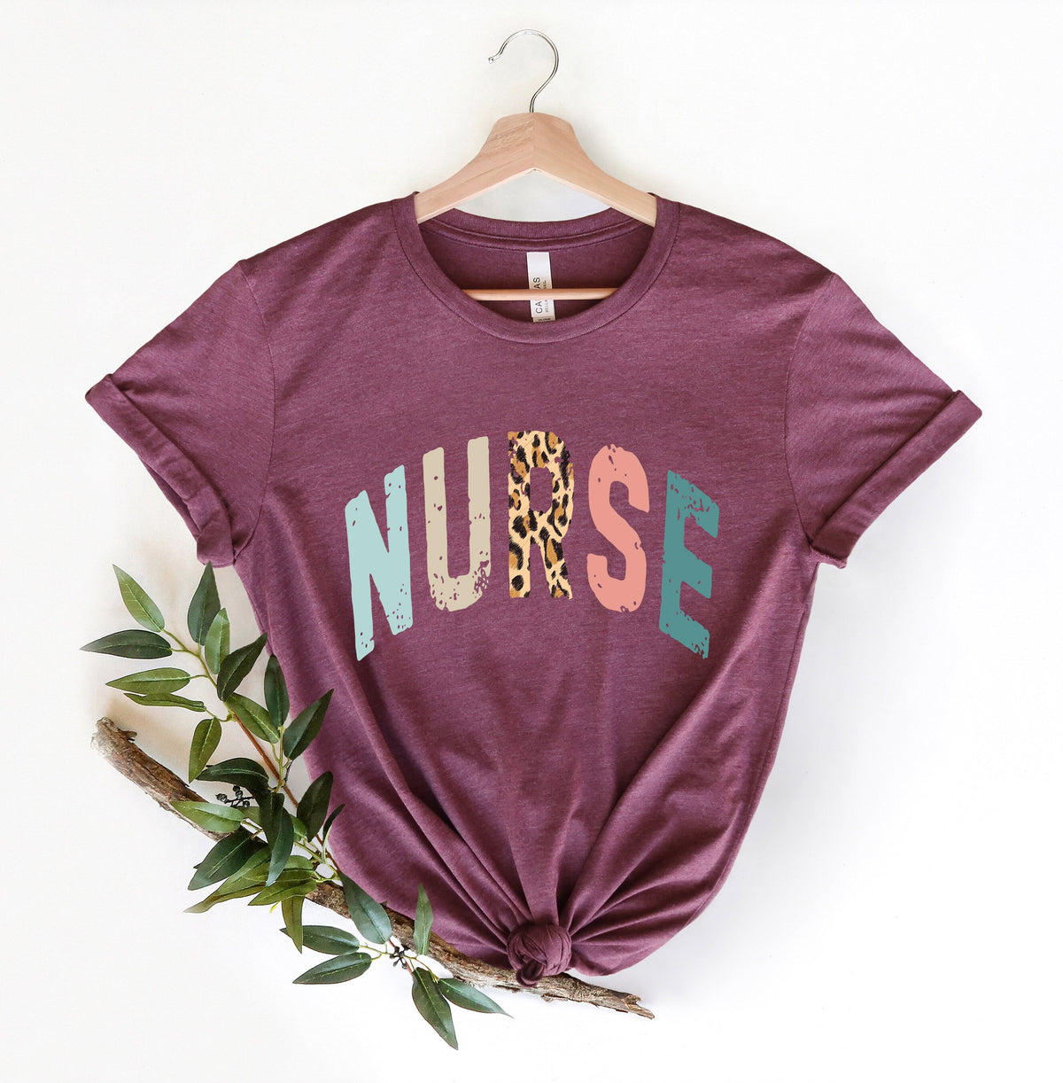 Nurse Shirts RN Shirts Nurse Shirts Nurse Week RN Leopard Nurse Shirt Nurse Life Shirt Registered Nurse Shirt Nursing Shirt Graphic Tee – Soft Feel · High-Quality Print