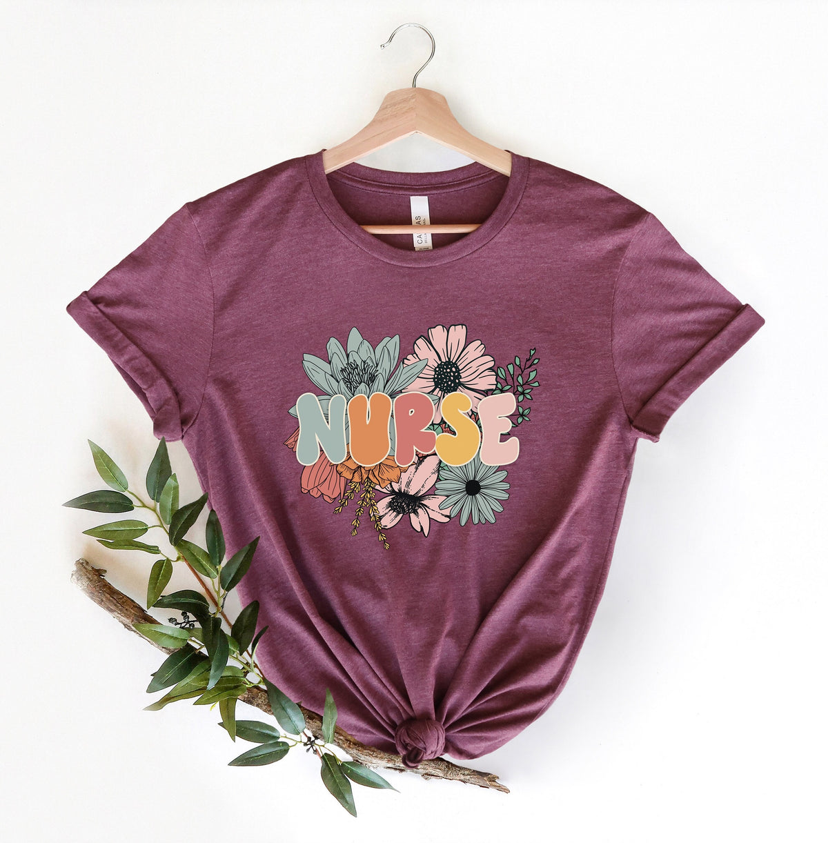 Flower Nurse Shirt Strong Nurse Team Shirt Nurse TShirt Nurse Gifts Nurse tshirt Nurse Squad Shirt Nurse Team Shirt Nurse Tee Graphic Tee – Everyday Comfort · Must-Have Style