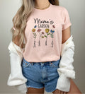 Custom Mothers Day Shirt Personalized Mom Gift Mothers Day Gift Mama39s Garden TShirt Customized Mom Tee Mother Gift Gift from Son Graphic Tee – Bold Style · Great Gift For Fans