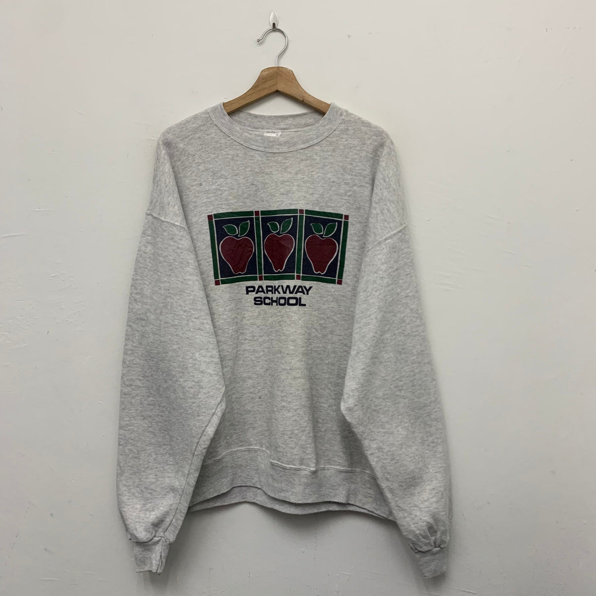 Vintage 90s Parkway School Pullover Crewneck Sweatshirt 2XL Sweatshirt – Easygoing Wear · Trending Graphic Apparel
