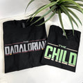 Dadalorian Shirt Matching Dadalorian Mamalorian TShirts Father And Son Mother Daughter Family TShirts Graphic Tee – Easygoing Wear · High-Quality Print