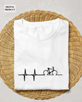 Heartbeat bicycle svg Love to ride svg Mountain bike svg file Cycling svg Bicycle Ride Commercial Use Graphic Tee – Fan Favorite · Perfect For Daily Wear