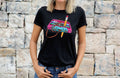 Women39s Ladies Retro 80s Fancy Dress Cotton TShirt Cassette Tape Weekend Party Weekender Graphic Tee – Everyday Comfort · Great Gift For Fans