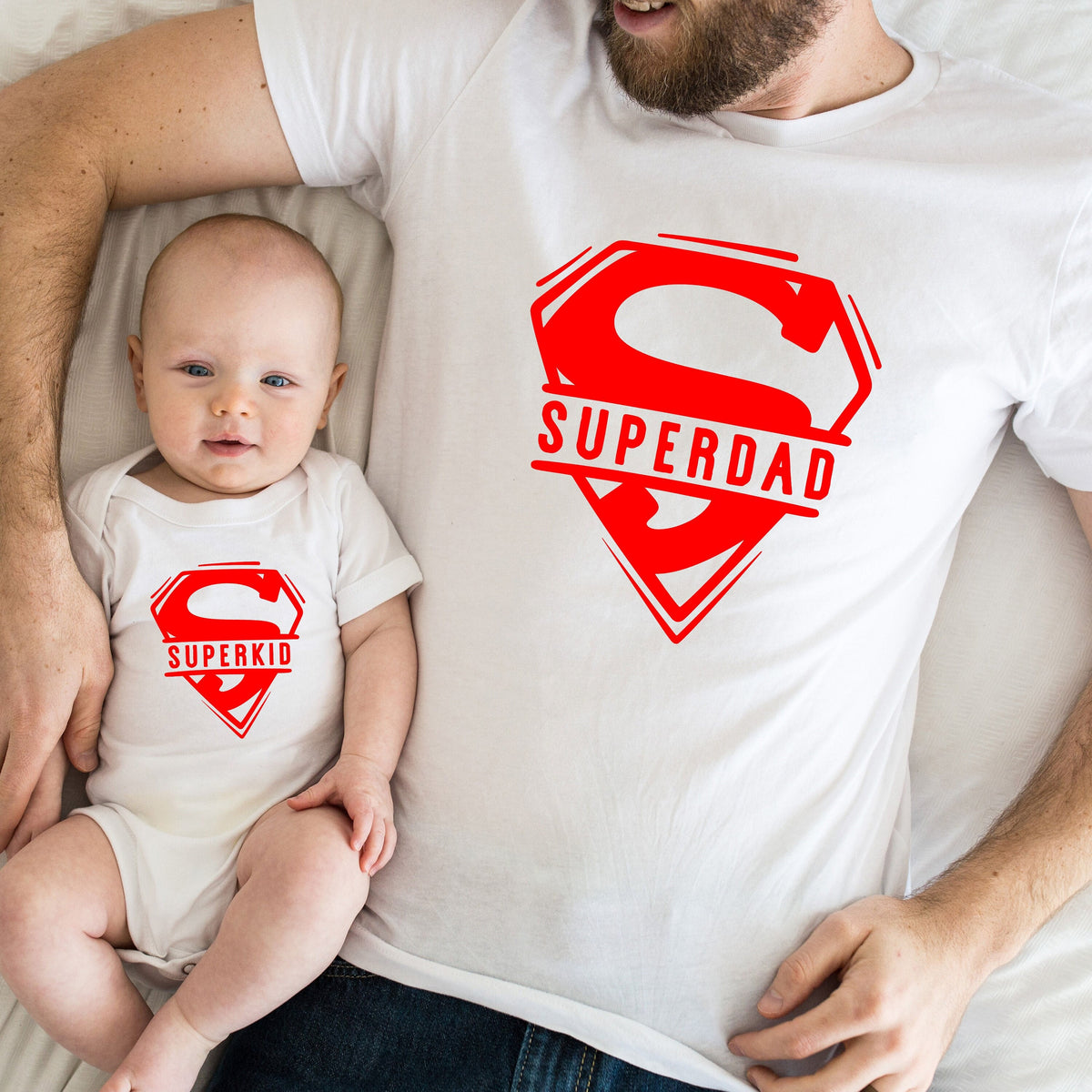 Superdad Superkid ShirtFather and Son Matching ShirtDad and Son ShirtDad Gift Superhero Dad Tee Fathers Day Gift Gift for him Graphic Tee – Everyday Comfort · High-Quality Print