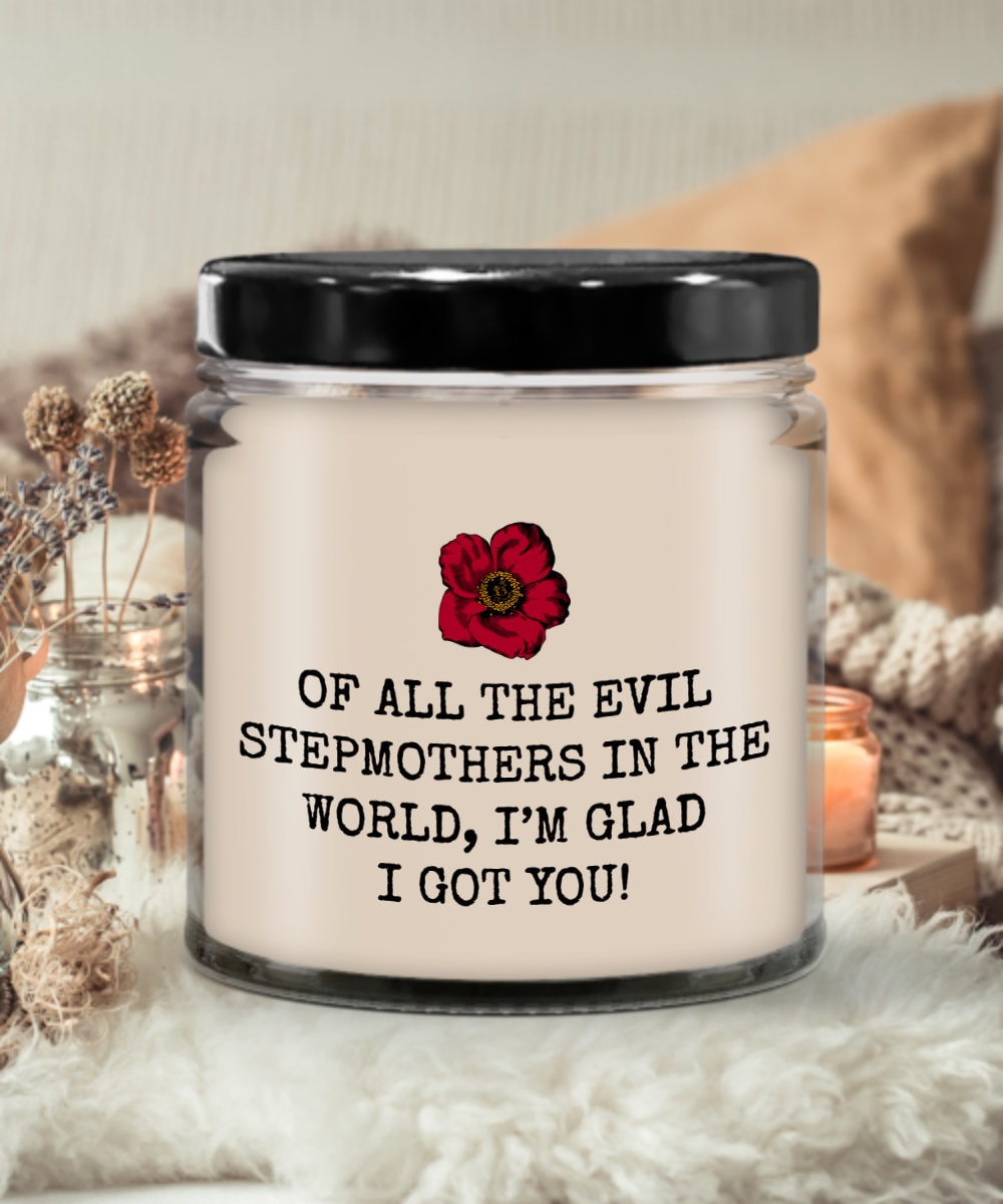 Stepmother Candle Gift Funny Stepmom Candle Step Mother Gift Step Mom Preset Mother39s Day Evil Stepmothers Graphic Tee – Fan Favorite · Perfect For Daily Wear