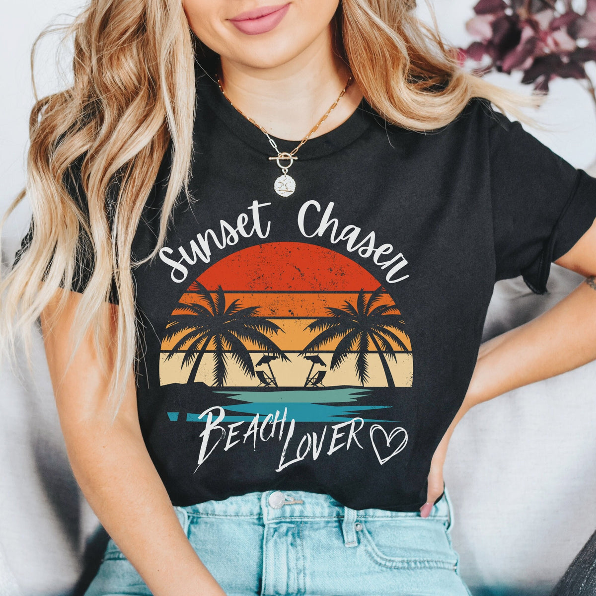 Sunset Chaser Shirt Chasing Sunsets Retro Sunset Shirt Beach Shirt Sunset Shirt Beach Trip Shirts Cruising Shirt Summer Vibes Shirt Graphic Tee – Bold Style · Great Gift For Fans