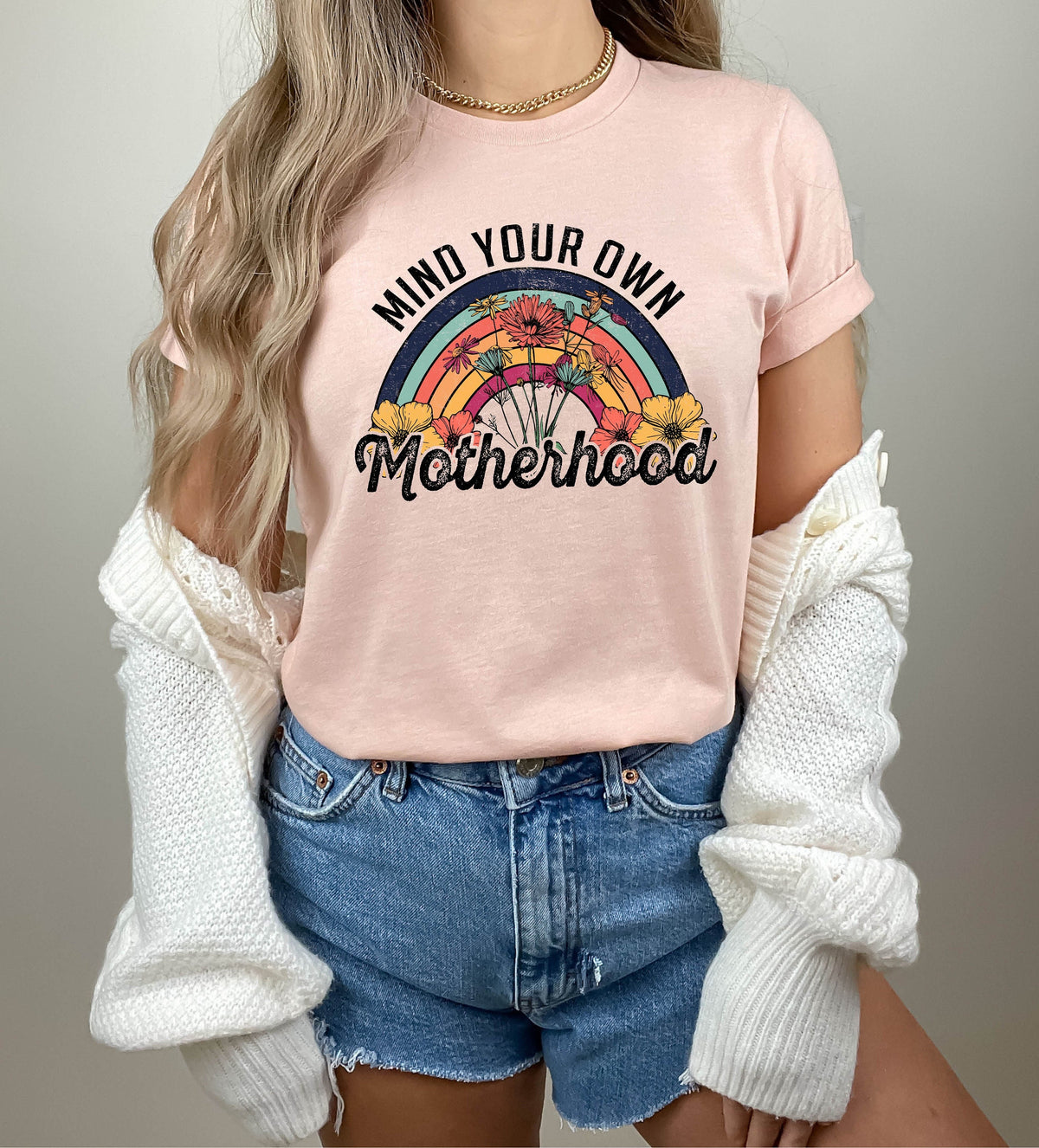 Mind Your Own Motherhood Shirt Boho Shirt Hippie Mothers Day Shirt Mama Shirt Mom Retro Shirt Mom Gift Graphic Tee – Warm & Stylish · Perfect For Daily Wear