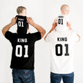 King And Prince TShirt Set Father and Son Matching Shirts And Baby Grow Daddy And Son TShirts New Dad Baby Gift Graphic Tee – Feel-Good Design · Great Gift For Fans