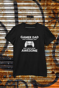 Gaming Gamer Dad Like A Normal Dad Only Much More Awesome T Shirt Gaming T Shirt Black Unisex T Shirt Perfect Gift for Dads Graphic Tee – Bold Style · Perfect For Daily Wear