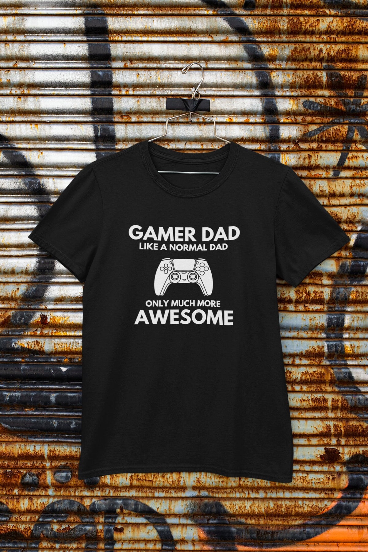 Gaming Gamer Dad Like A Normal Dad Only Much More Awesome T Shirt Gaming T Shirt Black Unisex T Shirt Perfect Gift for Dads Graphic Tee – Bold Style · Perfect For Daily Wear