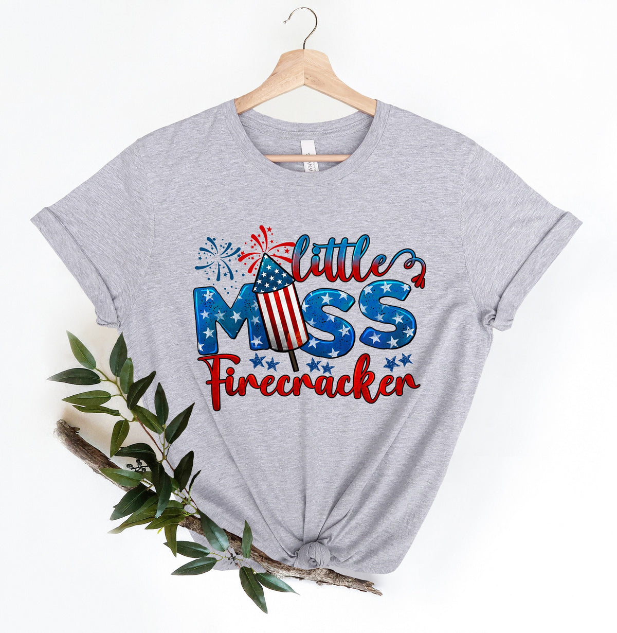 Little Miss Firecracker Shirt 4th of July Shirt Patriotic Shirt Fireworks TShirt American Flag Tee Stars Shirt 4th of July Gift Graphic Tee – Warm & Stylish · Trending Graphic Apparel