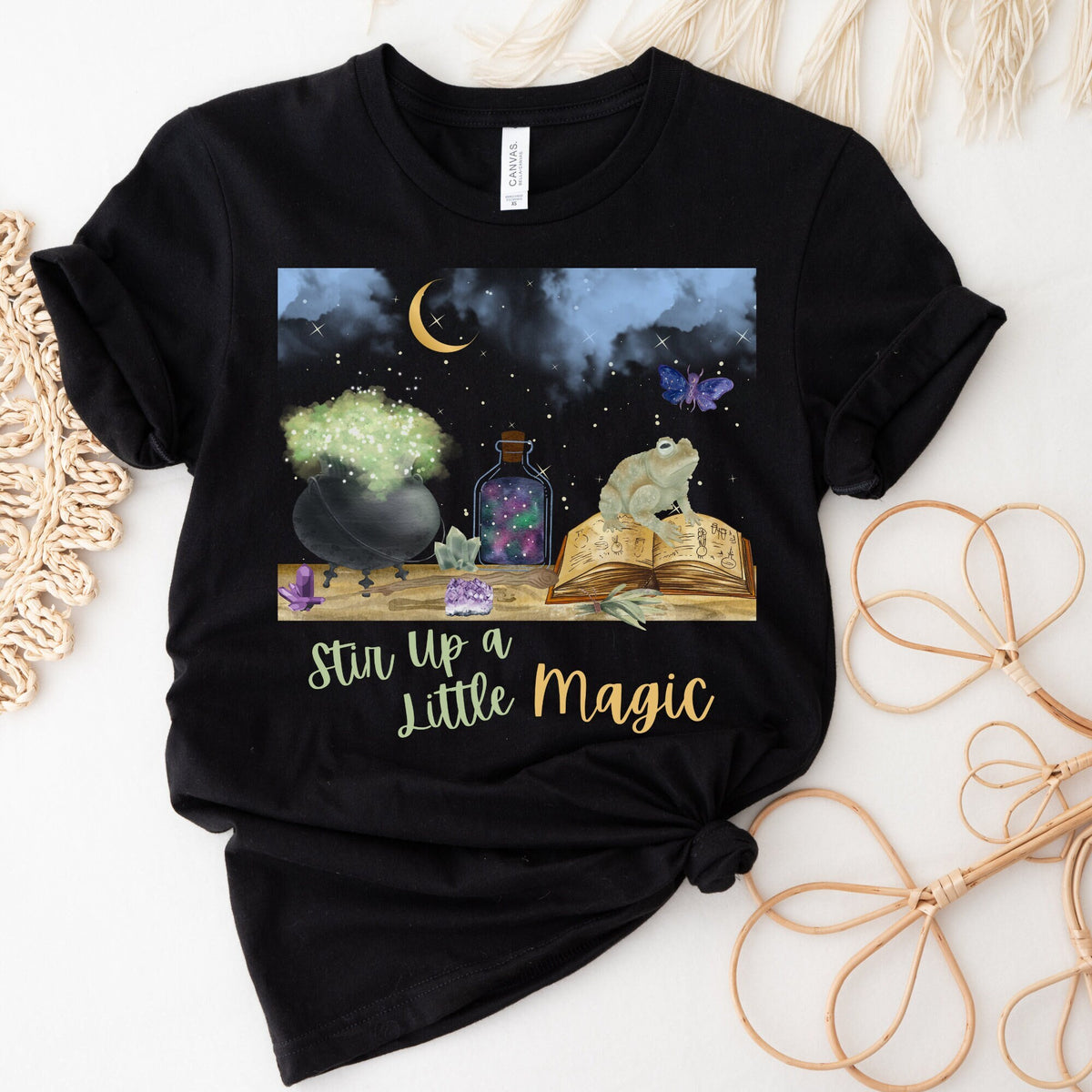 Witch Shirt Witchcraft Shirt Pagan Shirt Witchy Shirt Witchy Gifts Moon Shirt Witch Aesthetic Witchy Stuff Crystal Shirt Goblincore Graphic Tee – Soft Feel · Great Gift For Fans