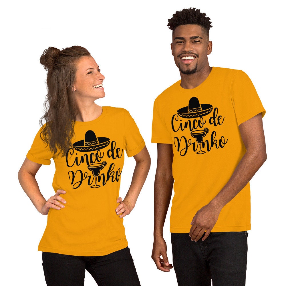 Cinco de Drinko Unisex Soft T shirt Cindo de Mayo Graphic Tee – Bold Style · Trending Graphic Apparel