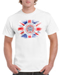 Kings Coronation Party Mens T Shirt Union Jack King Charles III Royal Family Crown Graphic Tee – Aesthetic Look · High-Quality Print