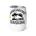 Margaritas Lime Sunshine Stainless Steel Insulated Tumbler with Lid 12 oz Graphic Tee – Feel-Good Design · Top Pick For Any Outfit
