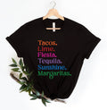 Cinco de Mayo Tacos Margaritas ShirtColorful Cinco ShirtFiesta Squad ShirtFiesta Party ShirtMargaritas ShirtTacos ShirtFiesta Shirt Graphic Tee – Cozy Vibes · Top Pick For Any Outfit