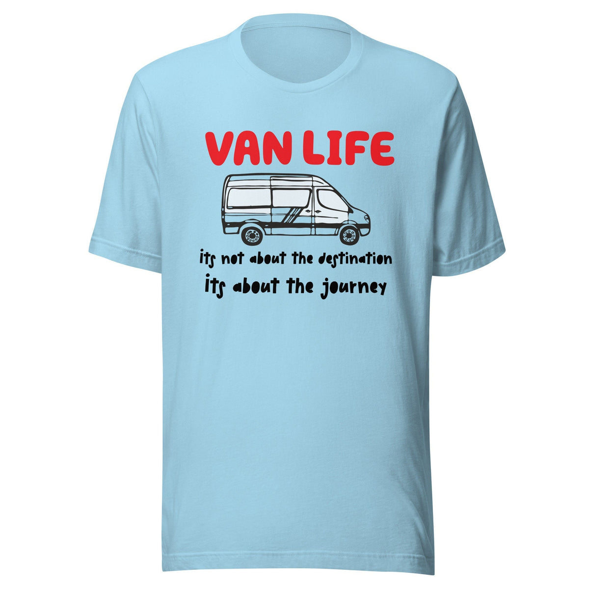 Van Life Destination 2 Unisex t shirt Gift for Road Warrior Gift for person who loves to travel the road Graphic Tee – Easygoing Wear · Great Gift For Fans