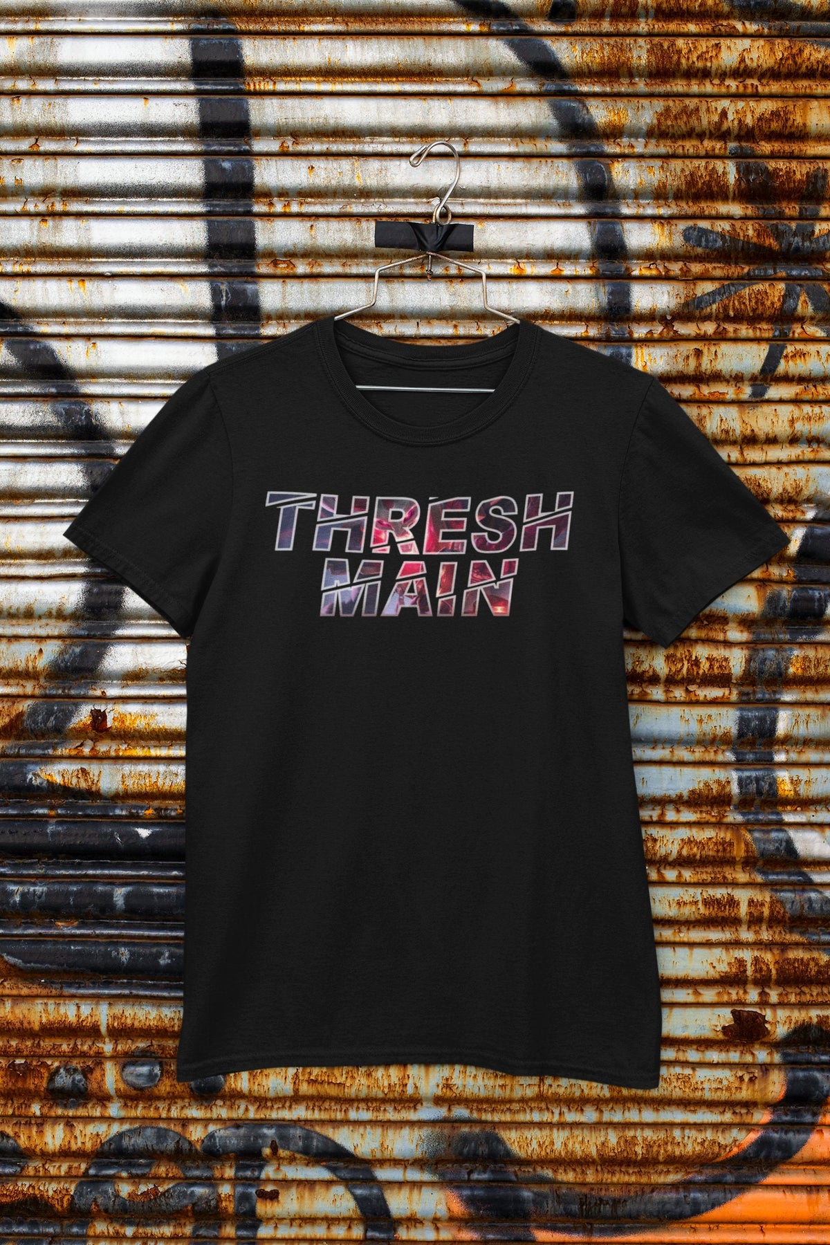 League of Legends Thresh Main T Shirt Gaming T Shirt Black Unisex T Shirt Perfect Gift for Gamers and League Fans Graphic Tee – Bold Style · Must-Have Style