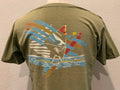 Vintage 8039s Cozumel Sailing Olive Green T Shirt Size L Graphic Tee – Feel-Good Design · Must-Have Style
