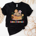 Booktrovert Shirt Retro Book Lover Shirt Librarian Shirt Reading Shirt Bookworm Shirt Book Lover Gift Bookworm Gift Librarian Gift Graphic Tee – Soft Feel · Top Pick For Any Outfit