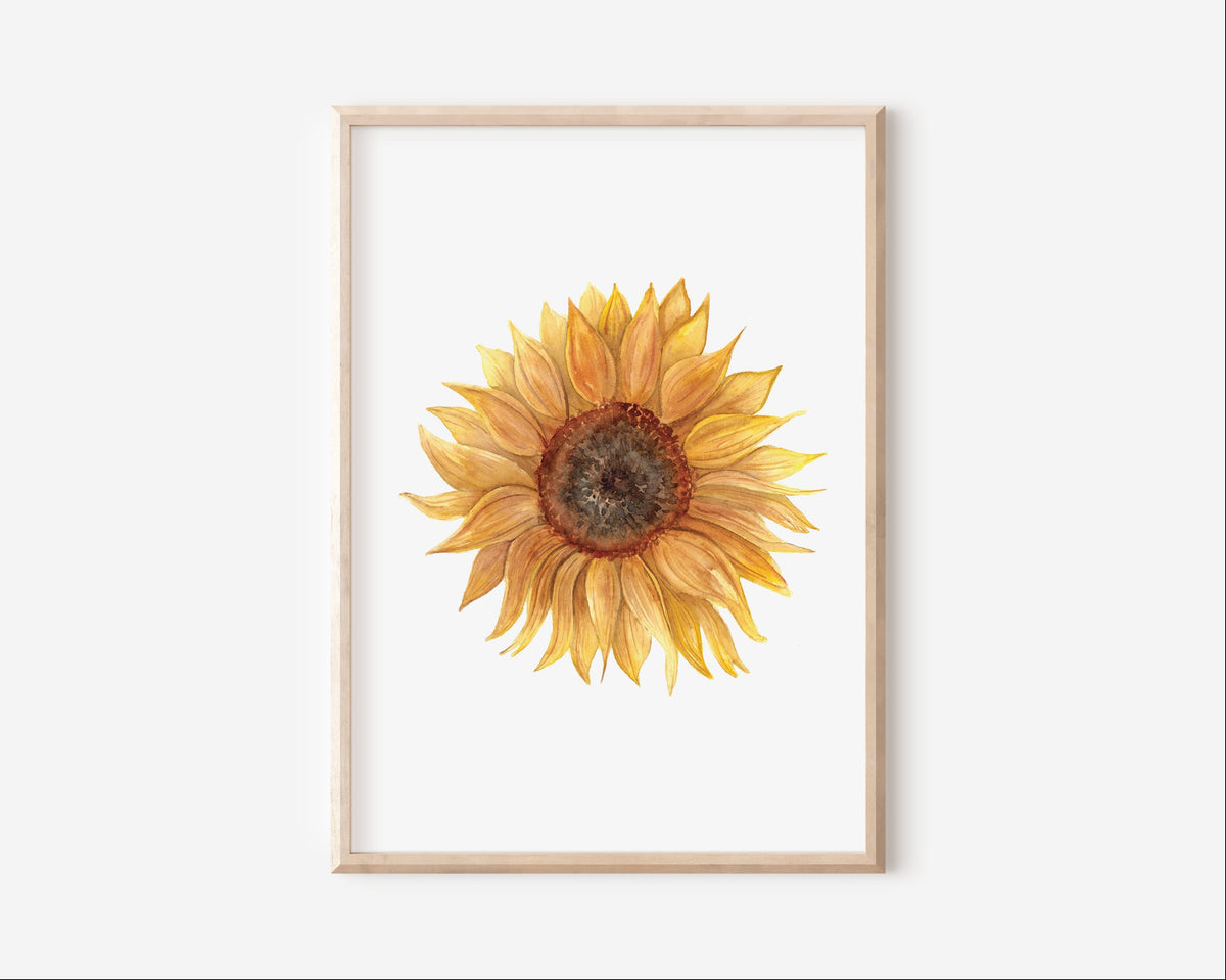 Sunflower Art Print Graphic Tee – Feel-Good Design · High-Quality Print