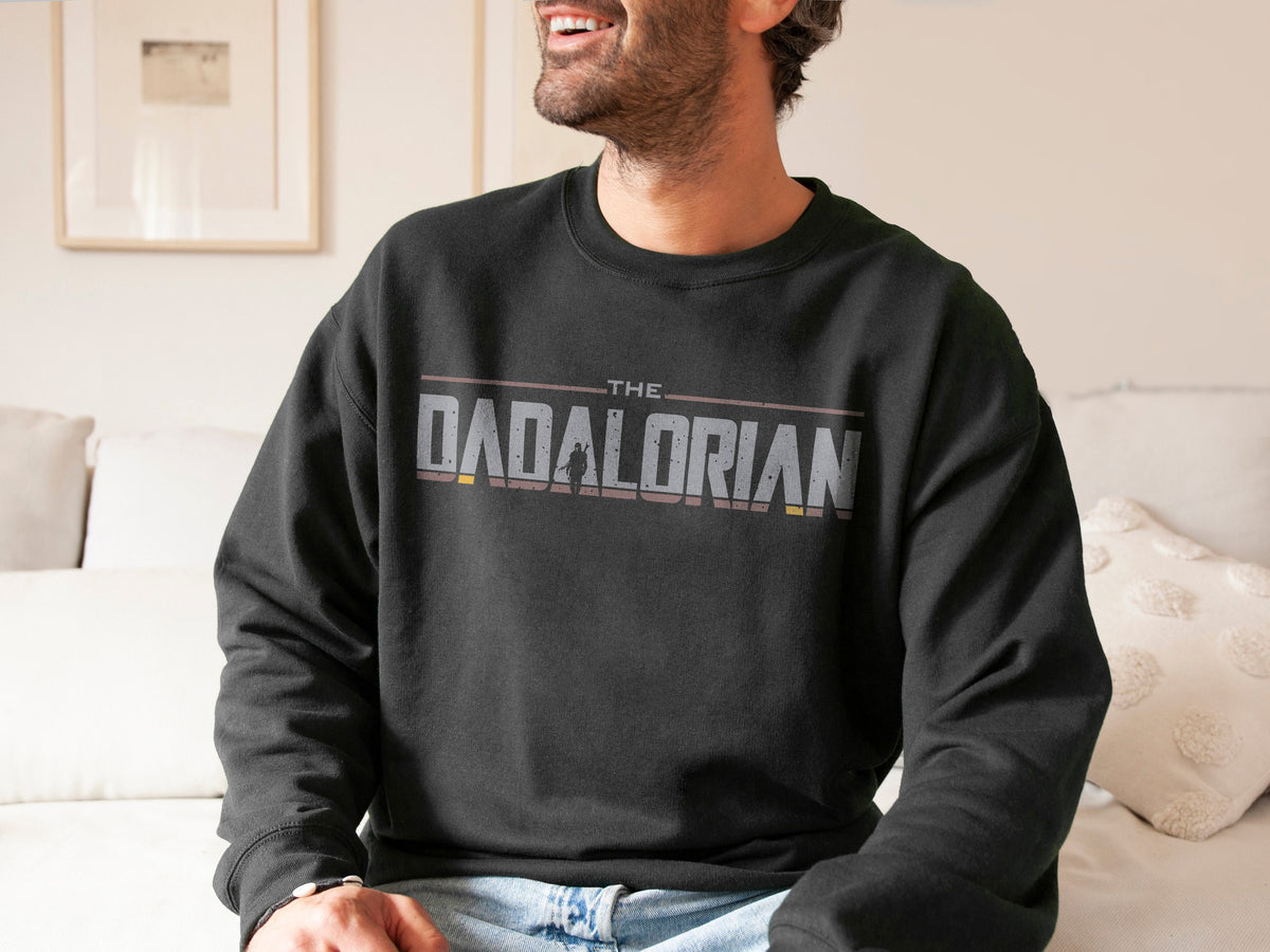 The Dadalorian Sweatshirt The Mamalorian Sweater Father Son Mother Daughter Matching Sweatshirts Sweatshirt – Feel-Good Design · Perfect For Daily Wear