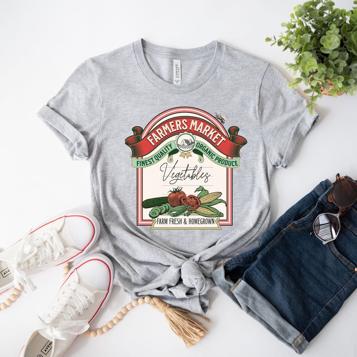 Vegetable Shirt Farmers Market Veggie Shirt Eat Your Veggies Farmer Shirt Foodie Gift Eat Local Farm Shirt Farm Girl Shirt Food Tee Graphic Tee – Feel-Good Design · Trending Graphic Apparel