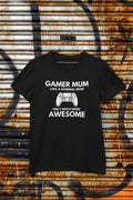 Gaming Gamer Mum Like A Normal Mum Only Much More Awesome T Shirt Gaming T Shirt Black Unisex T Shirt Perfect Gift for Mums Graphic Tee – Everyday Comfort · Top Pick For Any Outfit
