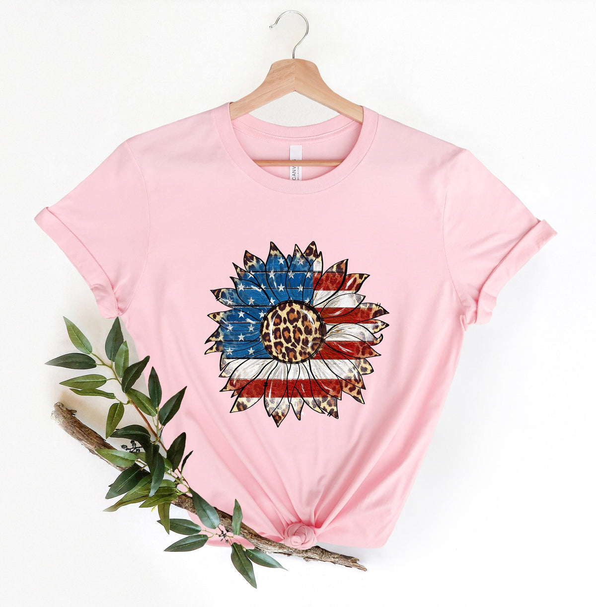 America Sunflower Shirt Sunflower Flag Gift ShirtLeopard Sunflower 4Th Of July Shirt 4Th Of July Flag Gift Shirt Independence Shirt Graphic Tee – Bold Style · Great Gift For Fans