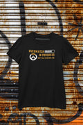 Overwatch 2 Overwatch In Progress T Shirt Gaming T Shirt Black Unisex T Shirt Perfect Gift for Gamers and Overwatch Fans Graphic Tee – Bold Style · Perfect For Daily Wear