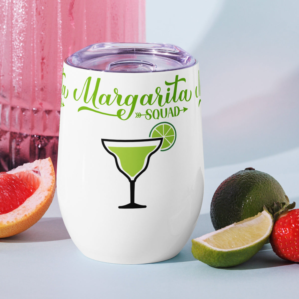 Margarita Squad Stainless Steel Insulated Tumbler with Lid 12 oz Cinco de Mayo Graphic Tee – Feel-Good Design · Top Pick For Any Outfit