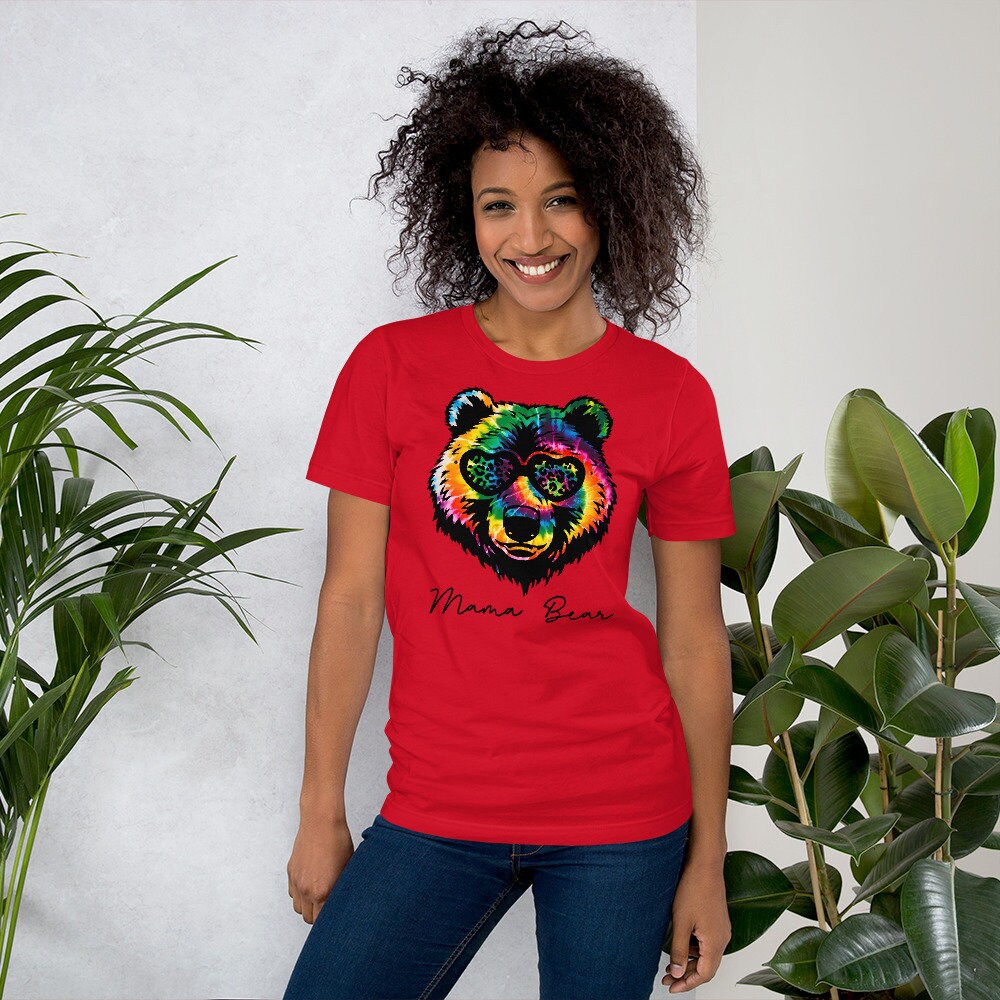 Mama Bear Womens Soft T shirt Graphic Tee – Fan Favorite · Perfect For Daily Wear